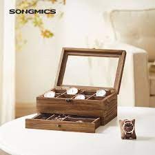 Papuošalų ir laikrodžių dėžutė "Songmics"
